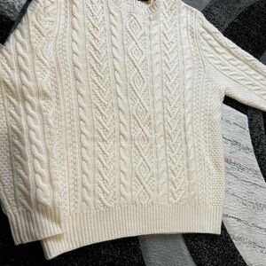 Polo Ralph Lauren Ivory Cable Knit Sweater